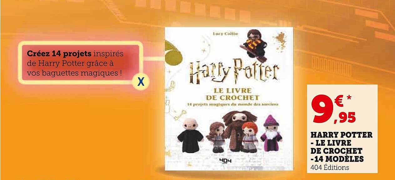 harry potter -le livre de crochet, 14 modèles