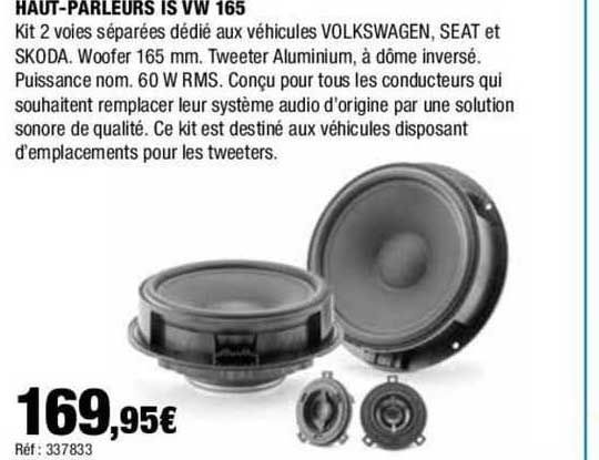 haut-parleurs is vw 165