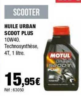 huile urban scoot plus 10w40