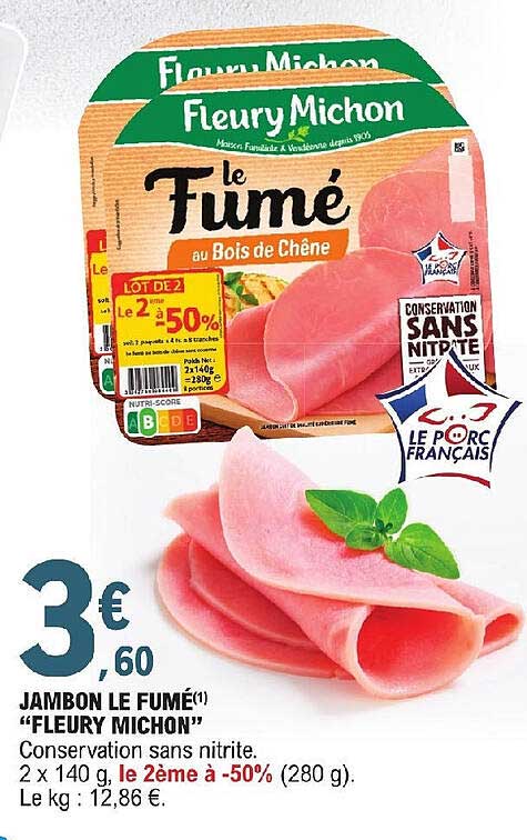 jambon le fumé "fleury michon"