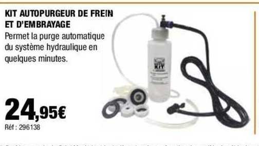 kit autopurgeur de frein et d'embrayage