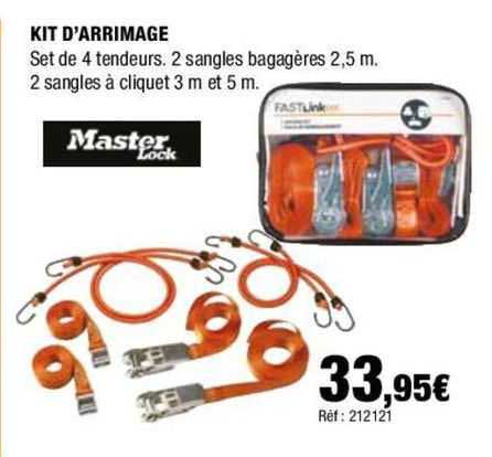 kit d'arrimage master lock