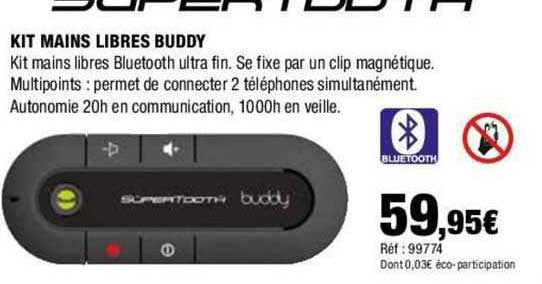 kit mains libres buddy