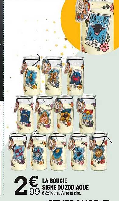 la bougie signe du zodiaque