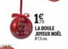 la boule joyeux noël