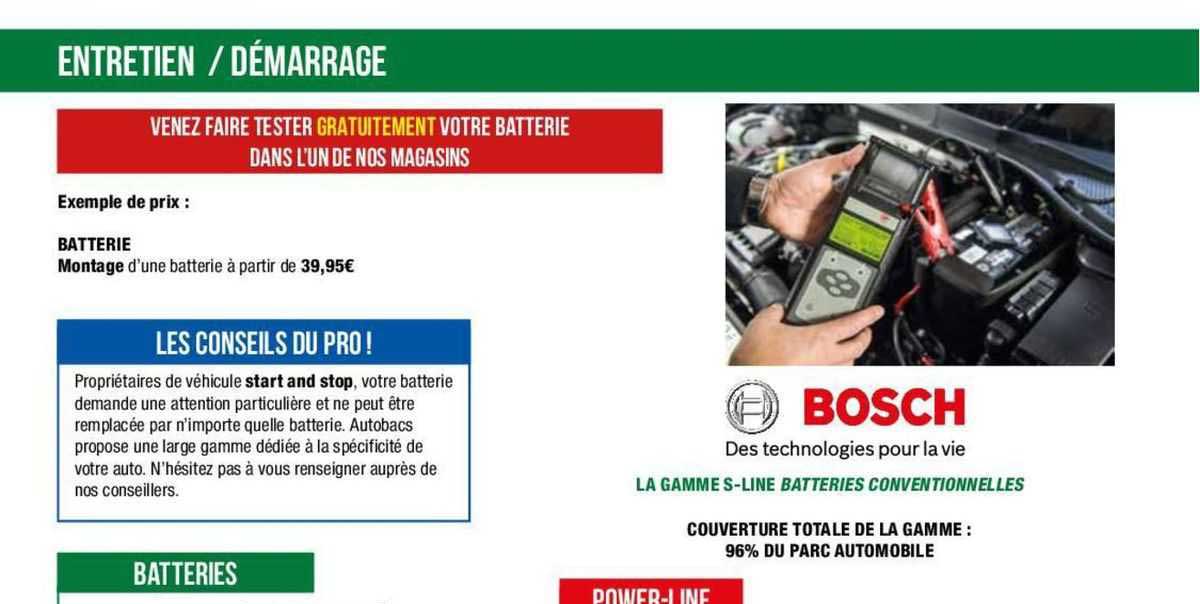 la gamme s-line batteries conventionnelles bosch
