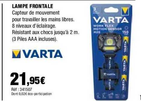 lampa frontale varta