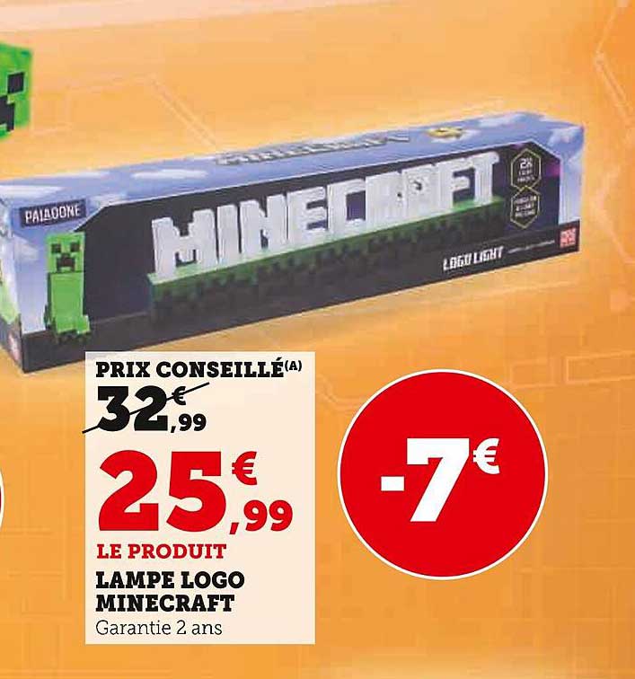 lampe logo minecraft