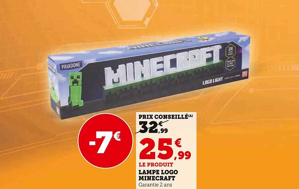 lampe logo minecraft