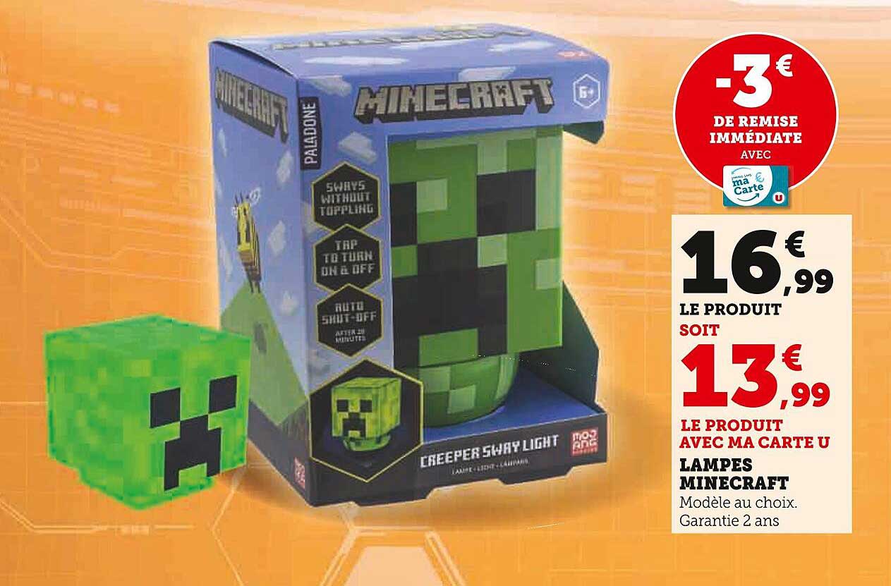 Lampes Minecraft