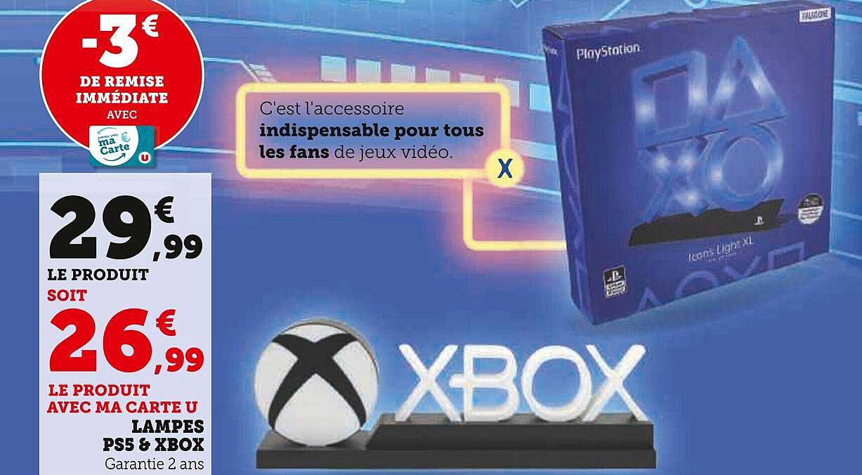 lampes ps5 & xbox