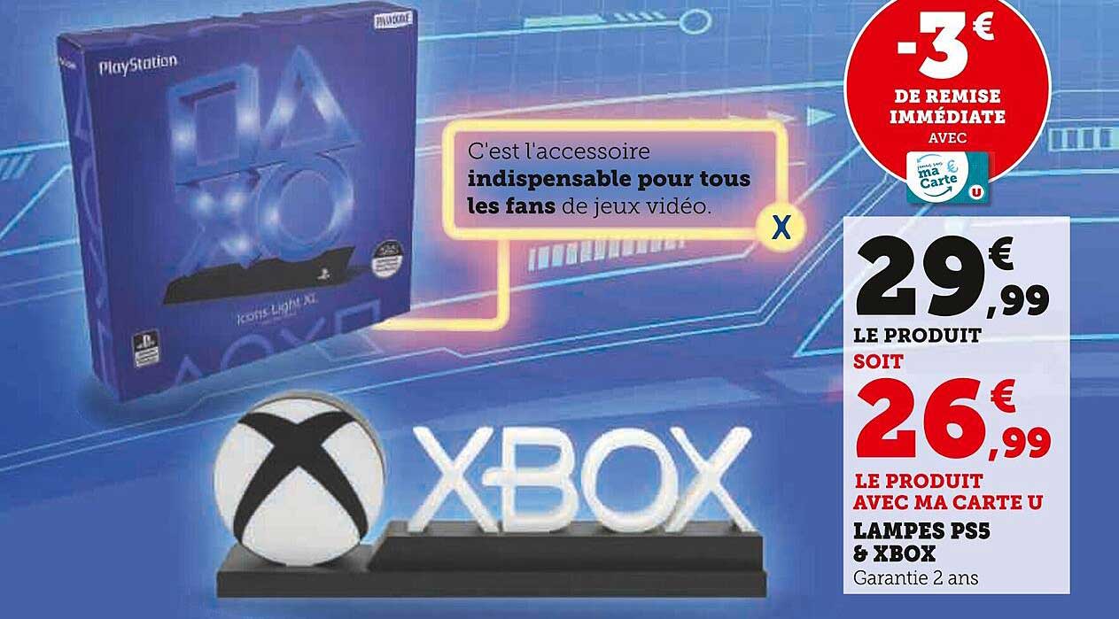 lampes ps5 & xbox