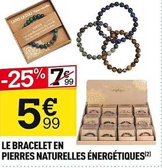 le bracelet en pierres naturelles énergétiques
