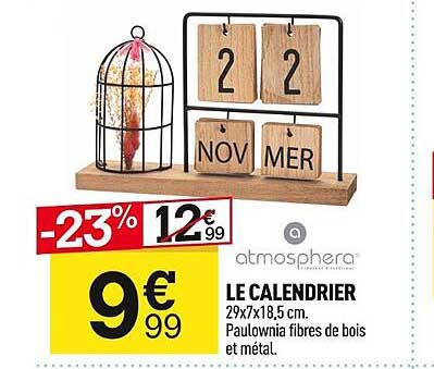 Le Calendrier Atmosphera