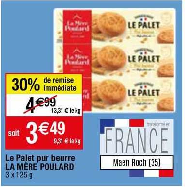 le palet pur beurre la mère poulard