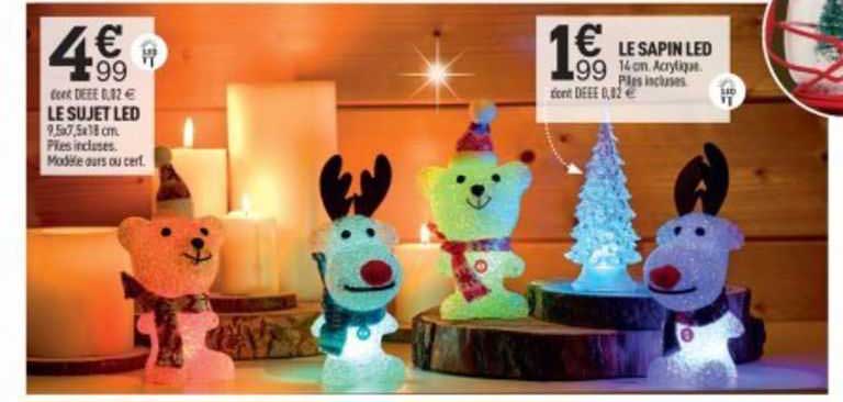 le sujet led, le sapin led