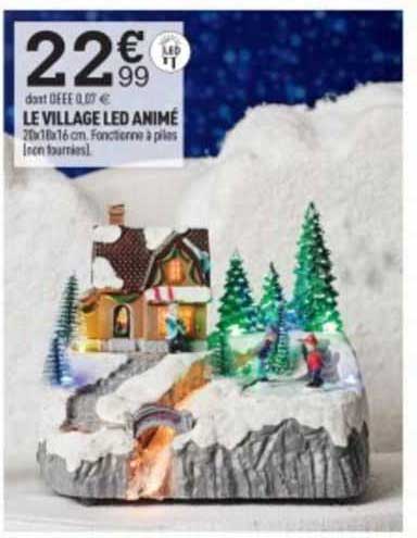 le village led animé