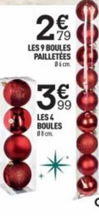Les 9 Boules Pailletées, Les 4 Boules