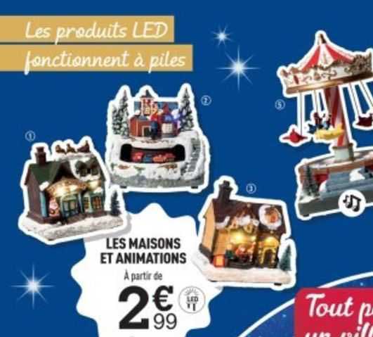 les maisons et animations