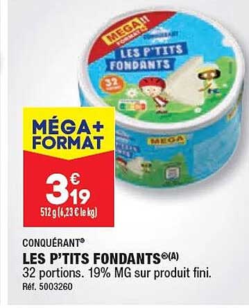 les p'tits fondants conquérant
