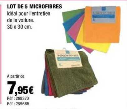 Lot De 5 Microfibres