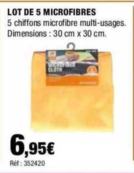 Lot De 5 Microfibres