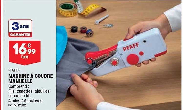 machine à coudre manuelle pfaff