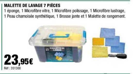 malette de lavage 7 pièces