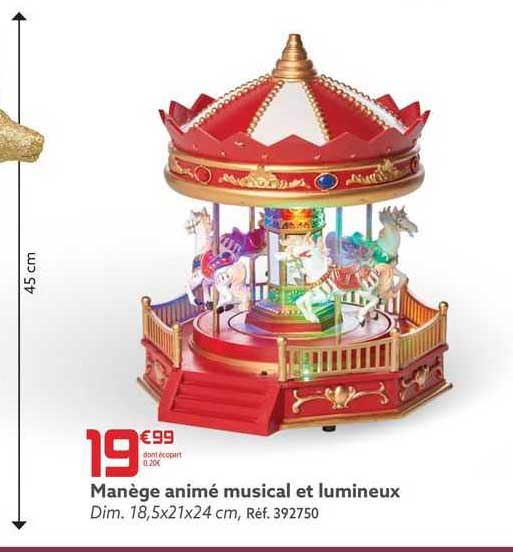 manège animé musical et lumineux