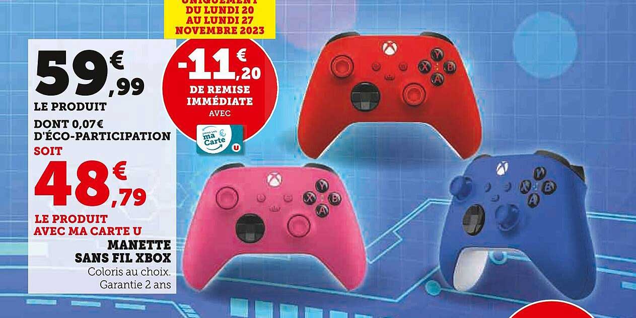 manette sans fil xbox
