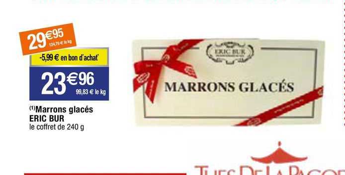 marrons glacés eric bur