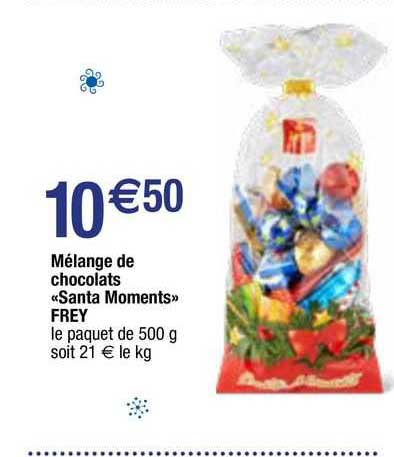mélange de chocolats santa moments frey