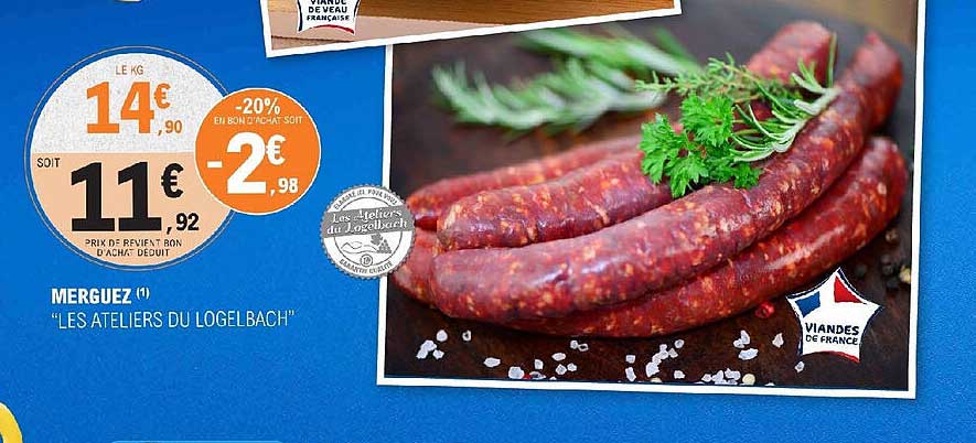 merguez "les ateliers de logelbach"