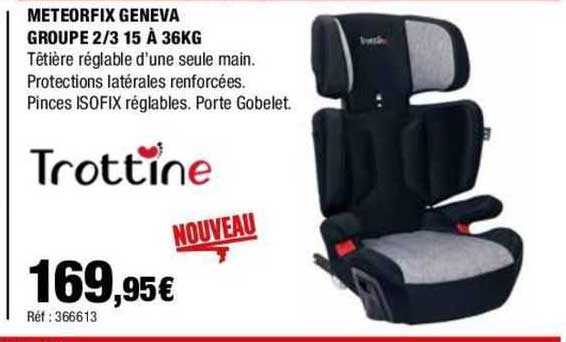 meteorfix geneva groupe 2/3 15 à 36kg