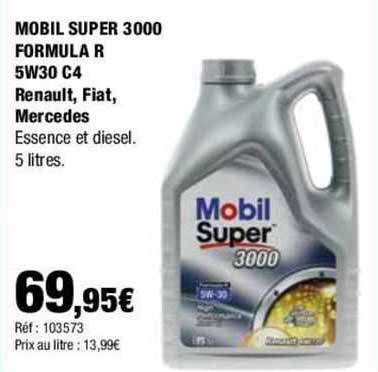 mobil super 3000 formula r 5w30 c4
