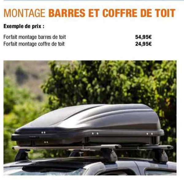 Monta Barres Et Coffre De Toit