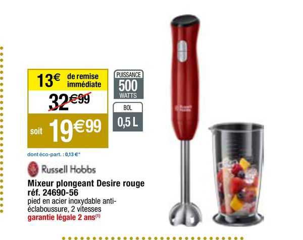 mxeur plongeant desire rouge russelle hobbs