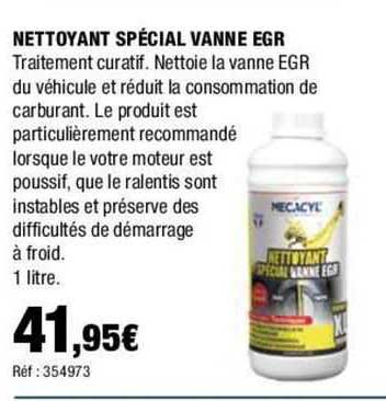 nettoyant spécial vanne egr