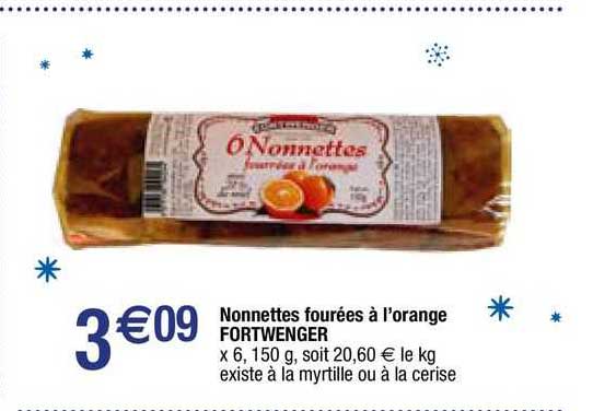 nonnettes fourées à l'orange fortwenger