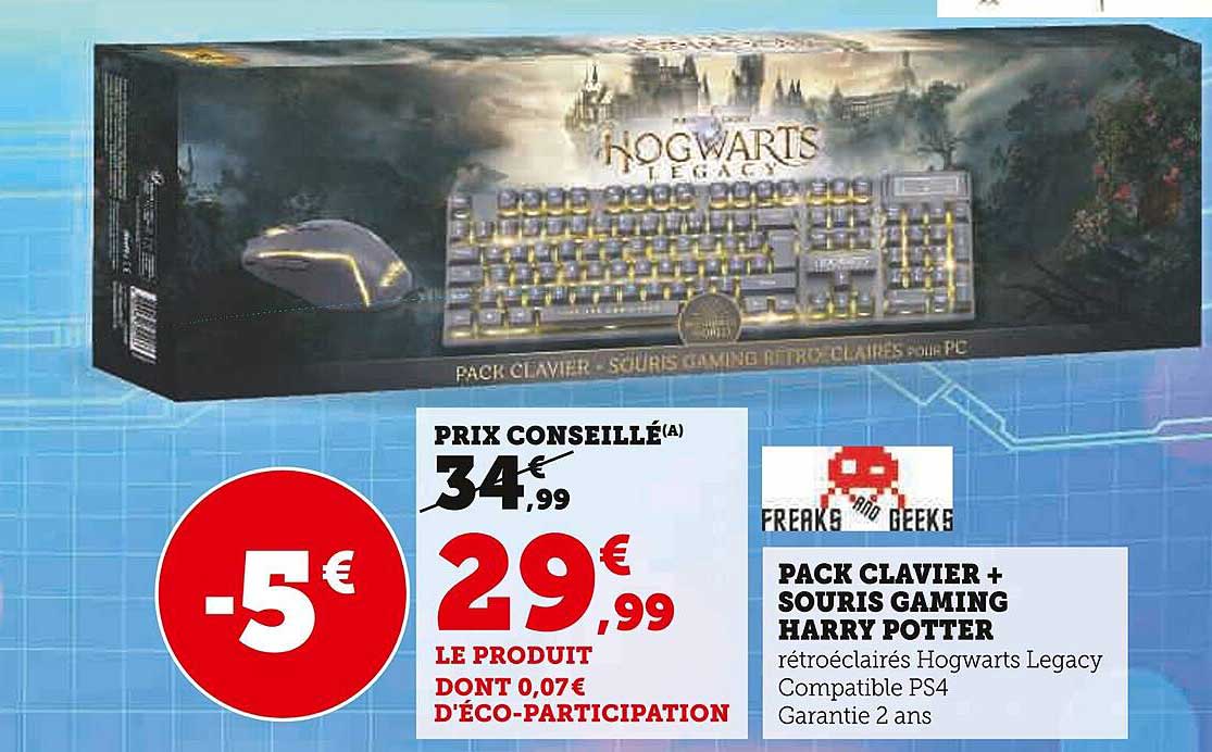 pack clavier + souris gaming harry potter