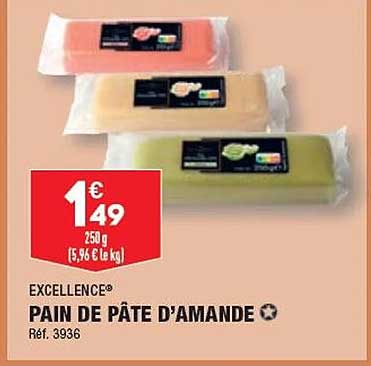 Pain De Pâte D'amande Excellence