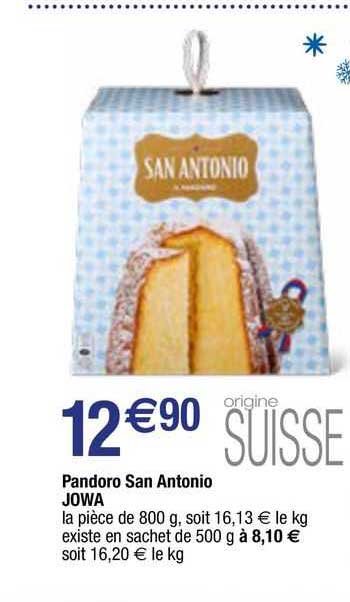 pandoro san antonio jowa