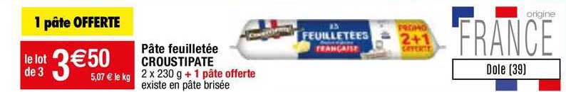 Pâte Feuilletée Croustipate