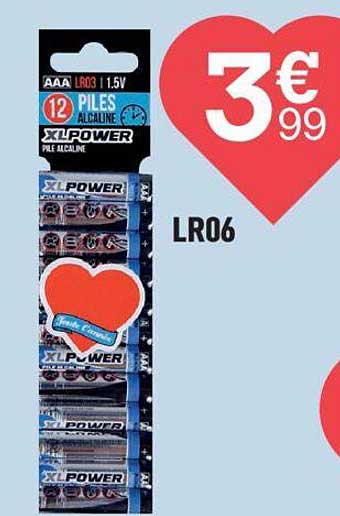 piles alcaline lr06