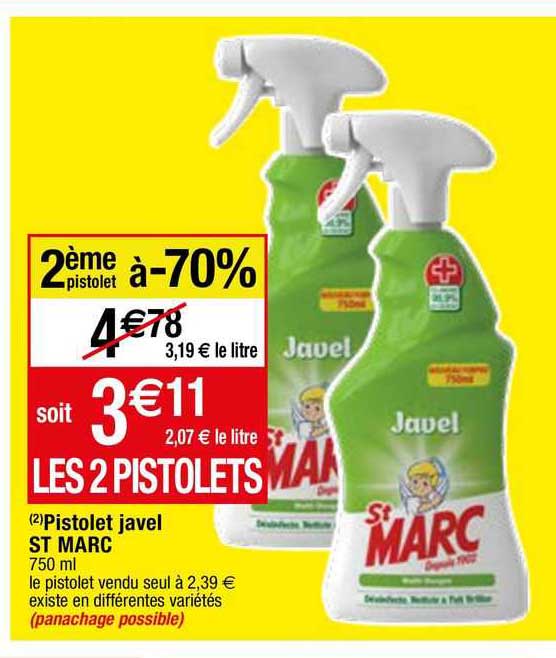 pistolet javel st marc