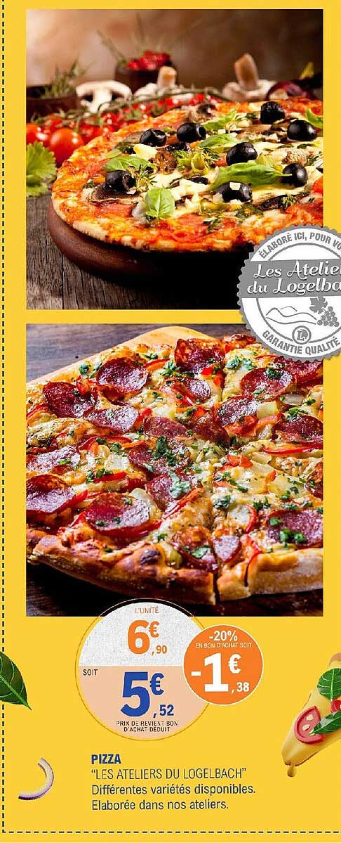 pizza  "les ateliers de logelbach"