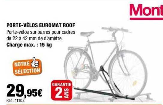 porte-vélos euromat roof