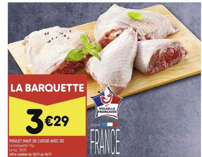 Poulet  Haut De Cuisse Avec Os