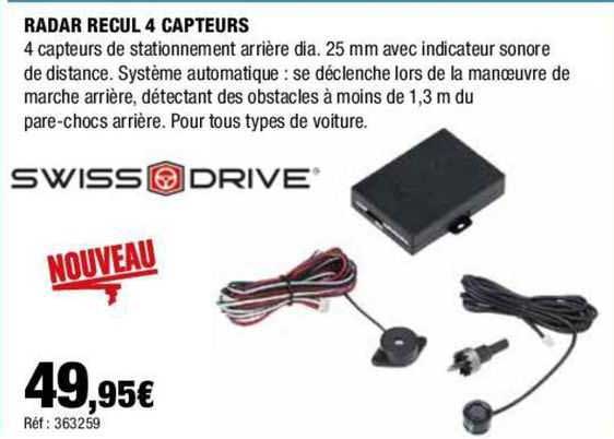radar recul 4 capteurs