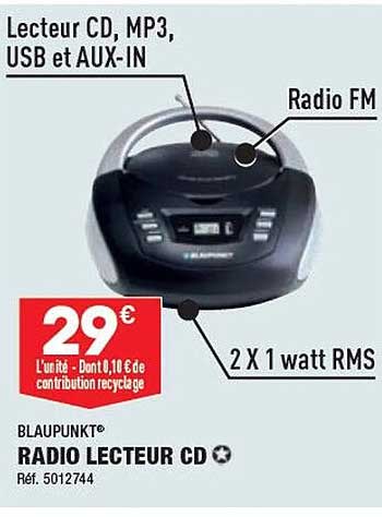 radio lecteur cd blaupunkt
